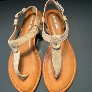 Gianni Bini "Lyla" Dark Siera Tan Sandals